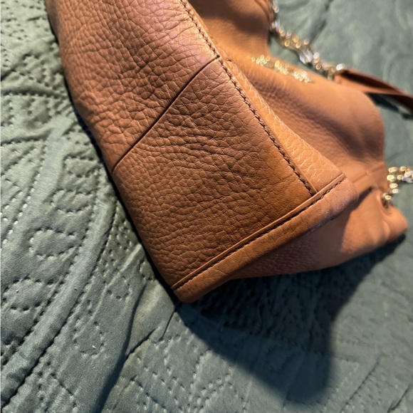 Tory Burch Tan Leather Tote Bag - Picture 3 of 11